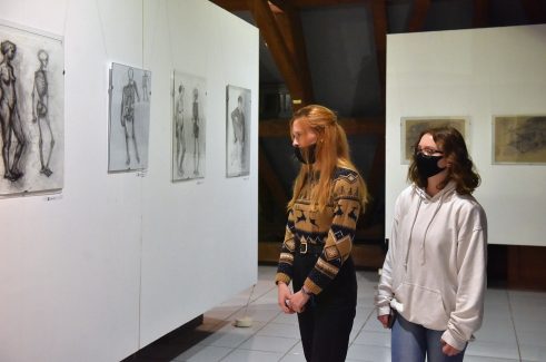 Kiállítás és az érdeklődők