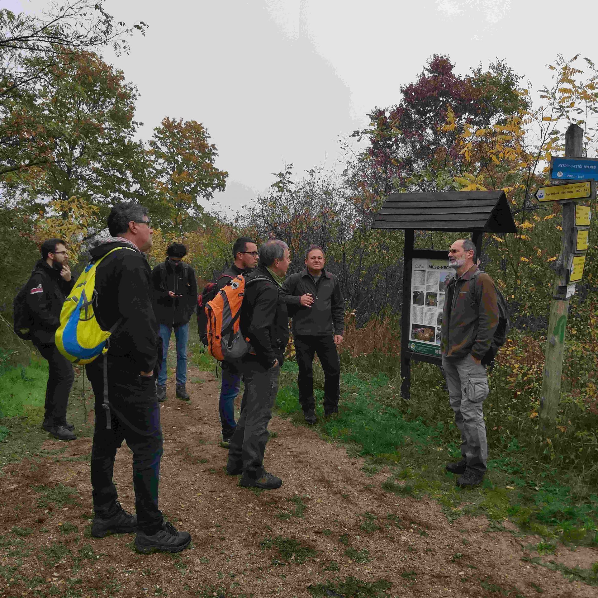 Túrázók pillanatkép