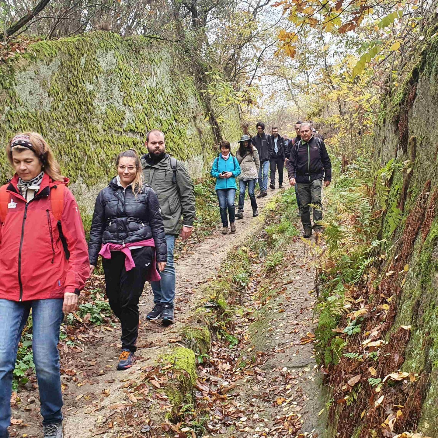 Túrázók pillanatkép