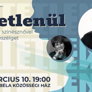 KÖTETLENÜL színházi-irodalmi beszélgetés Pogány Judit színésznővel Csáki Judit színházkritikus, újságíró beszélget Egy kellemes helyszín, egy meghatározó művész, egy megismételhetetlen este - élőben és kötetlenül.